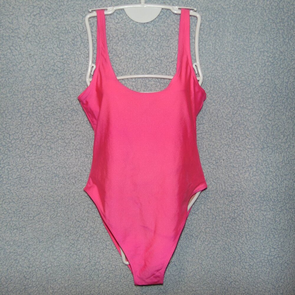 Dixperfect Pink Scoopback Swimsuit M